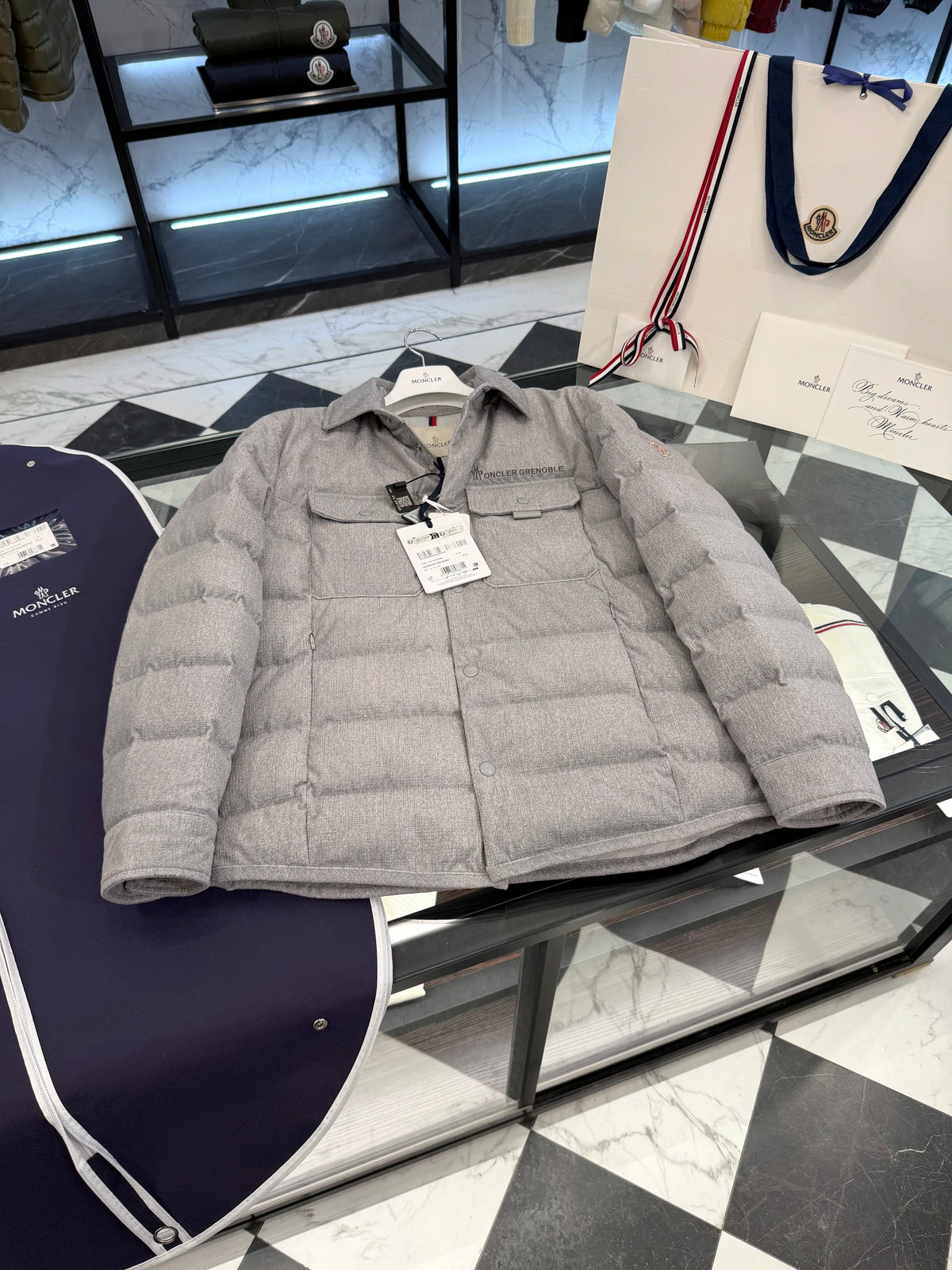 Grenoble Gelt down shirt jacket