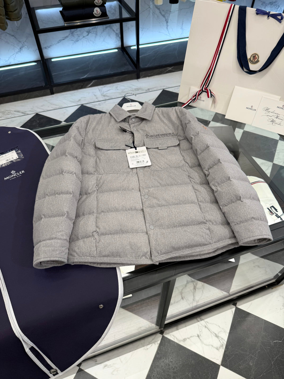 Grenoble Gelt down shirt jacket