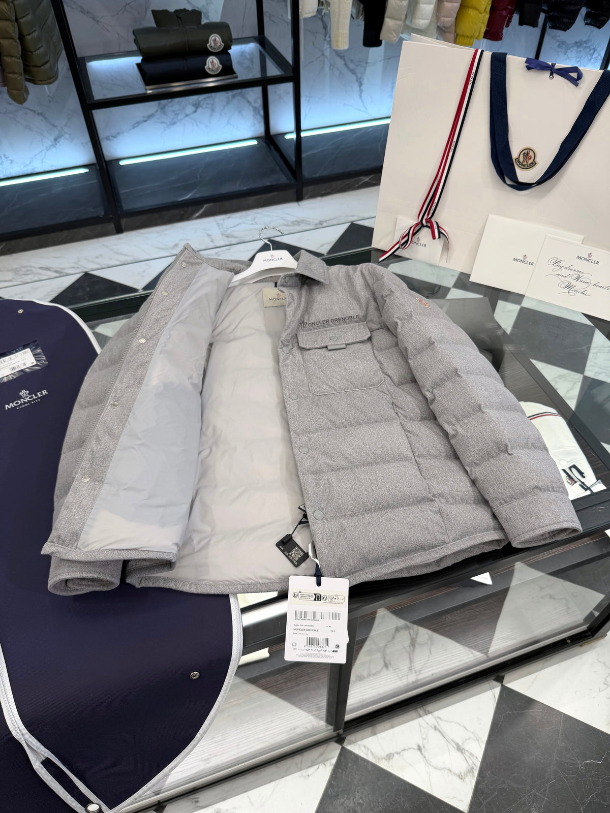 Grenoble Gelt down shirt jacket