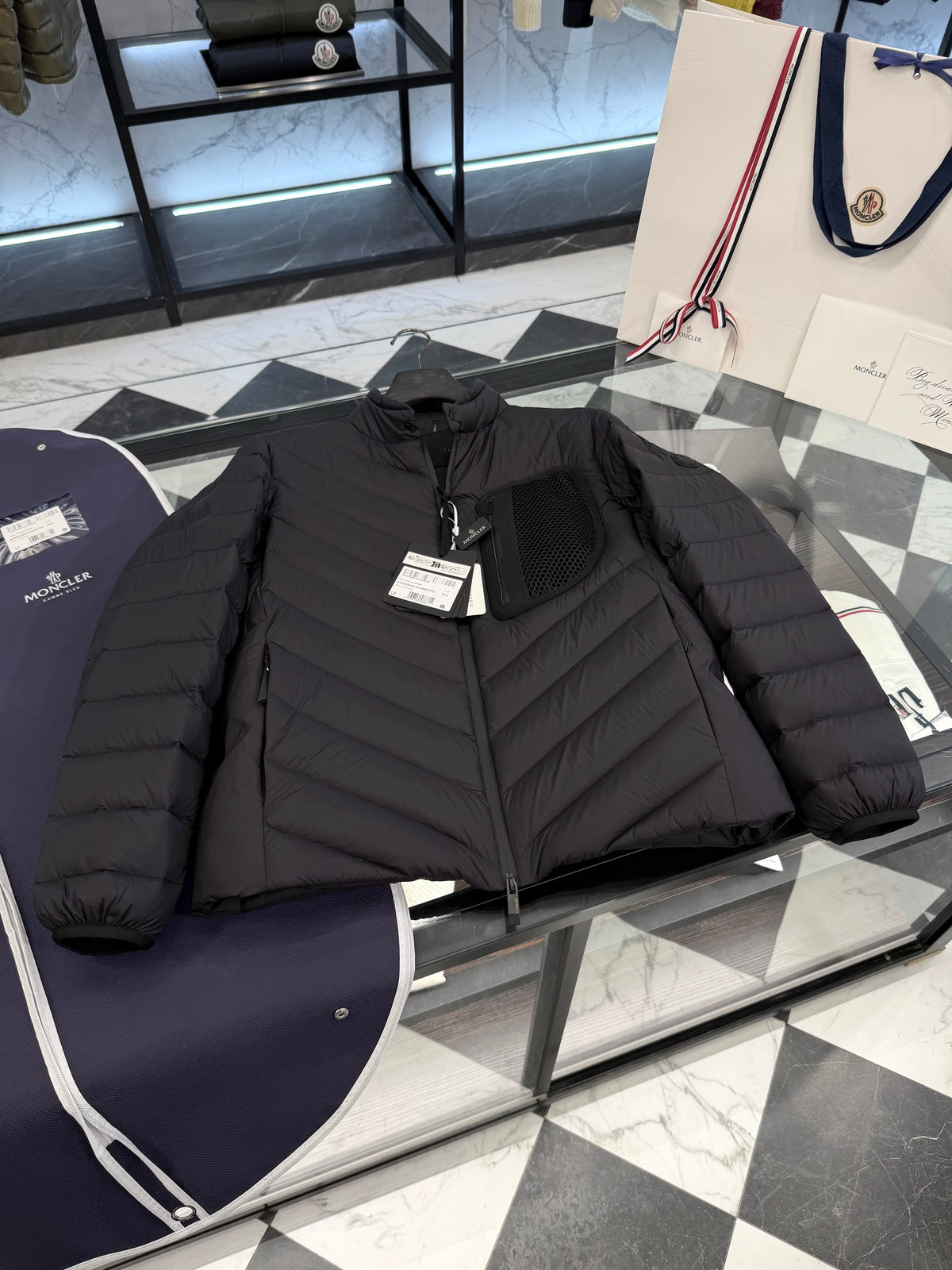 Mackinac down biker jacket