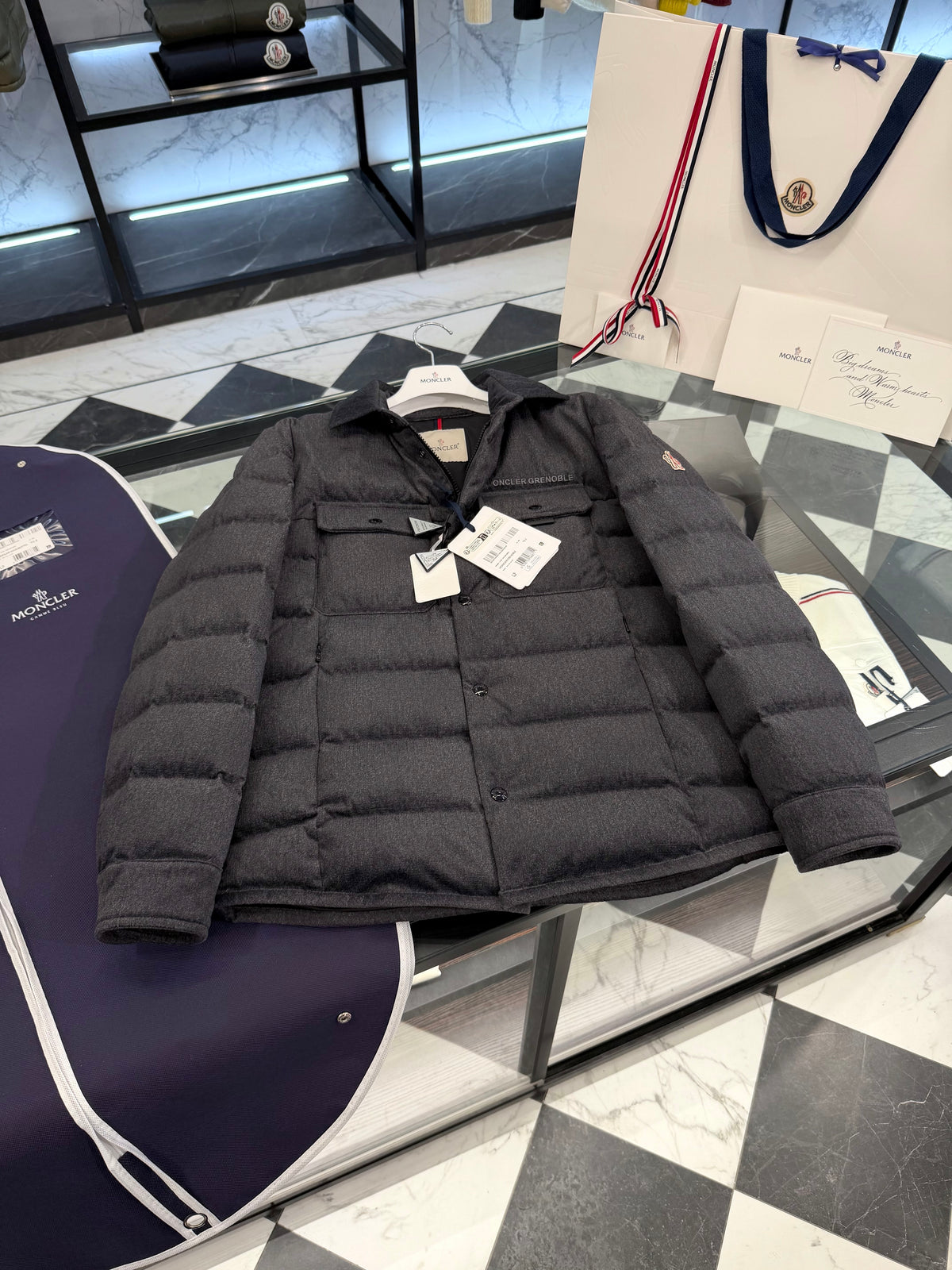 Grenoble Gelt down shirt jacket