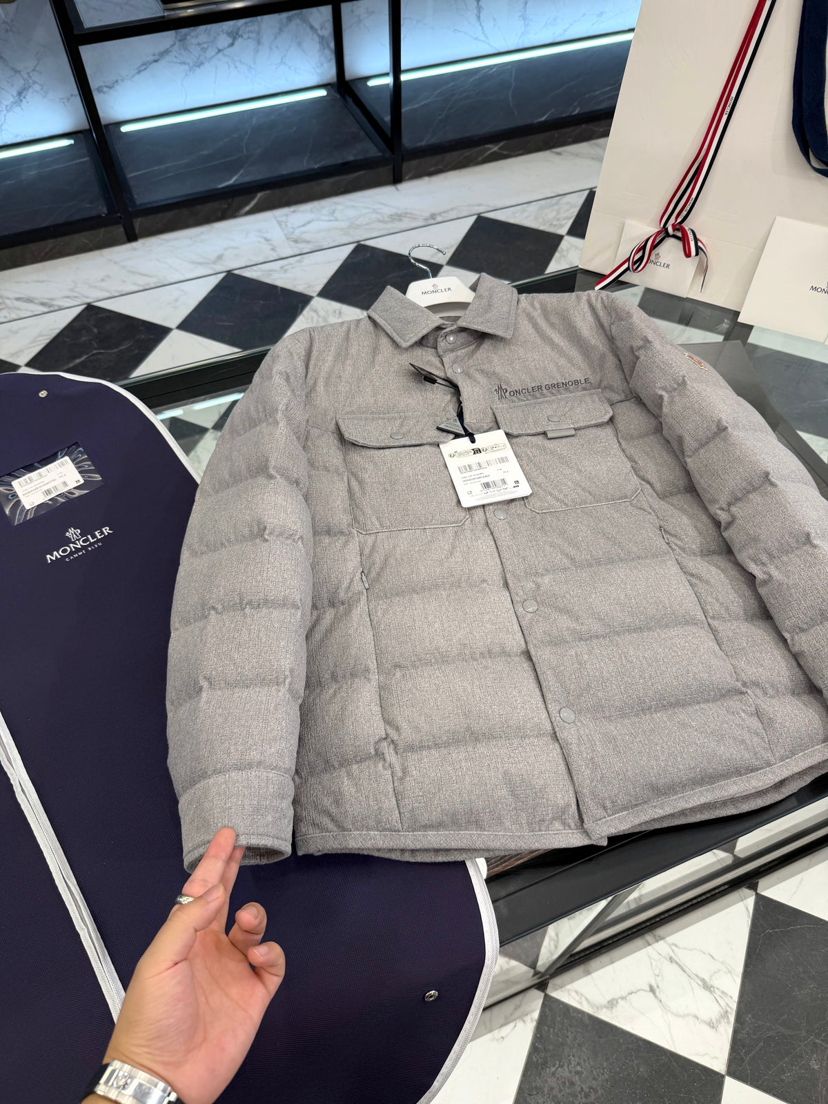 Grenoble Gelt down shirt jacket