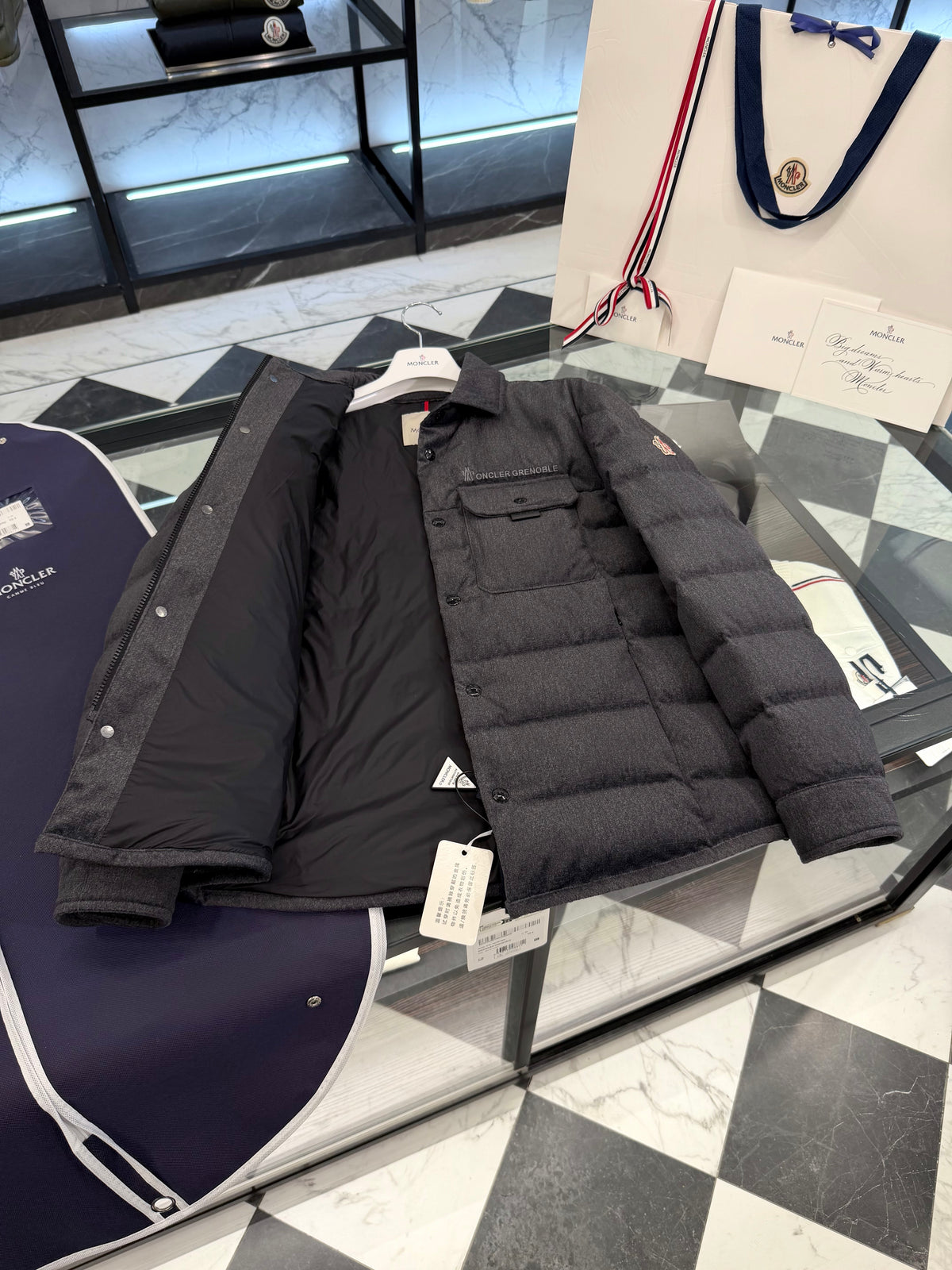 Grenoble Gelt down shirt jacket