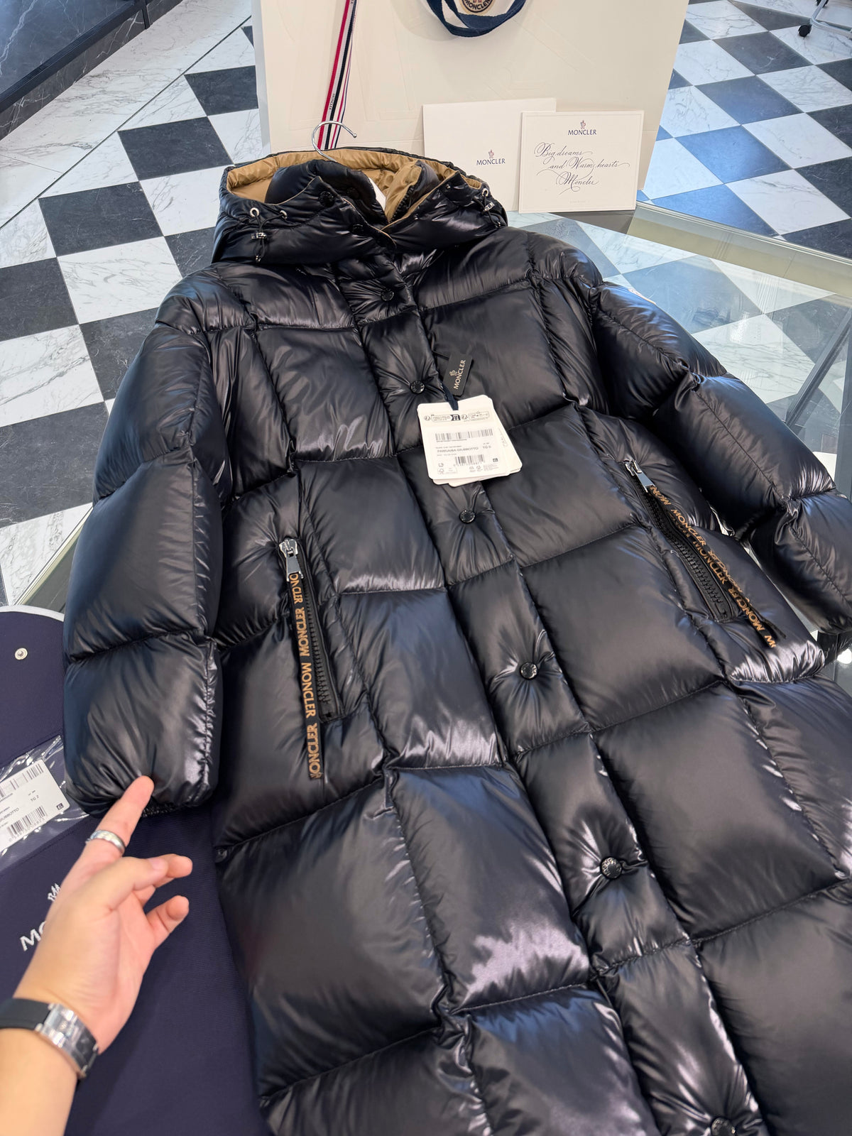 Parnaiba long down jacket