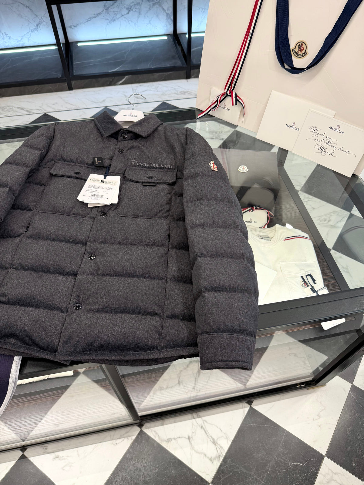 Grenoble Gelt down shirt jacket