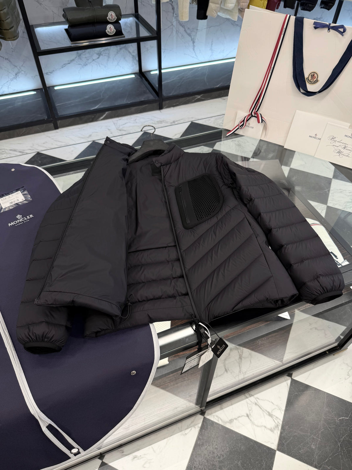 Mackinac down biker jacket