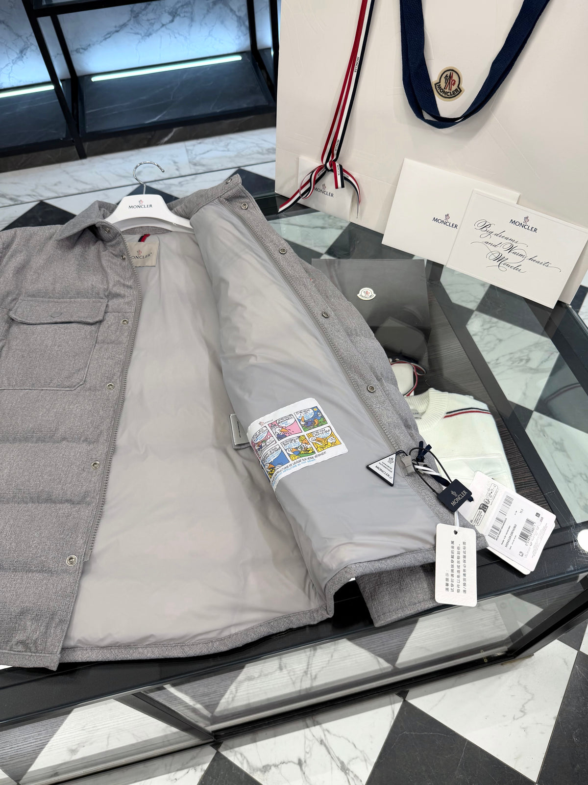 Grenoble Gelt down shirt jacket