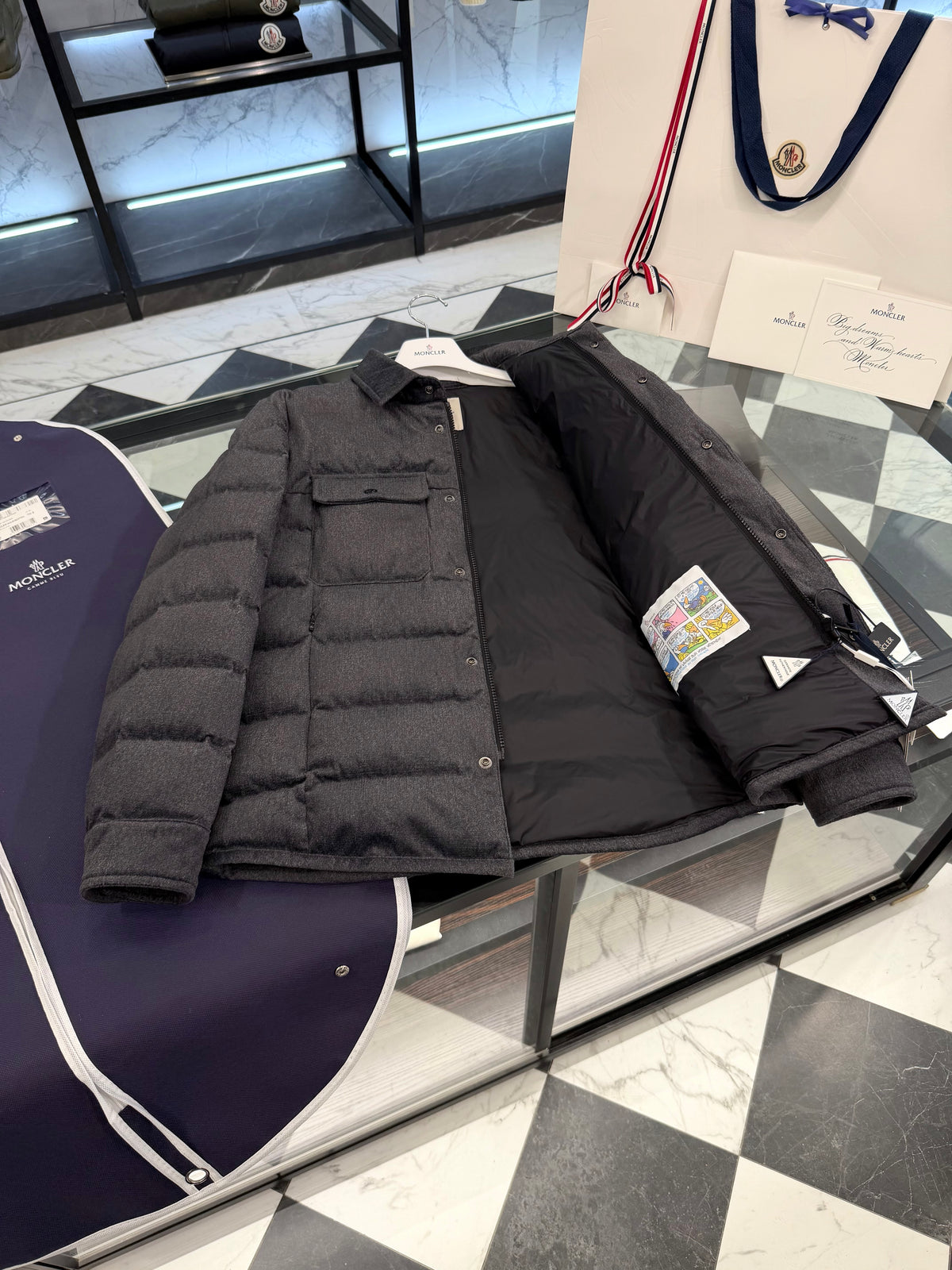 Grenoble Gelt down shirt jacket