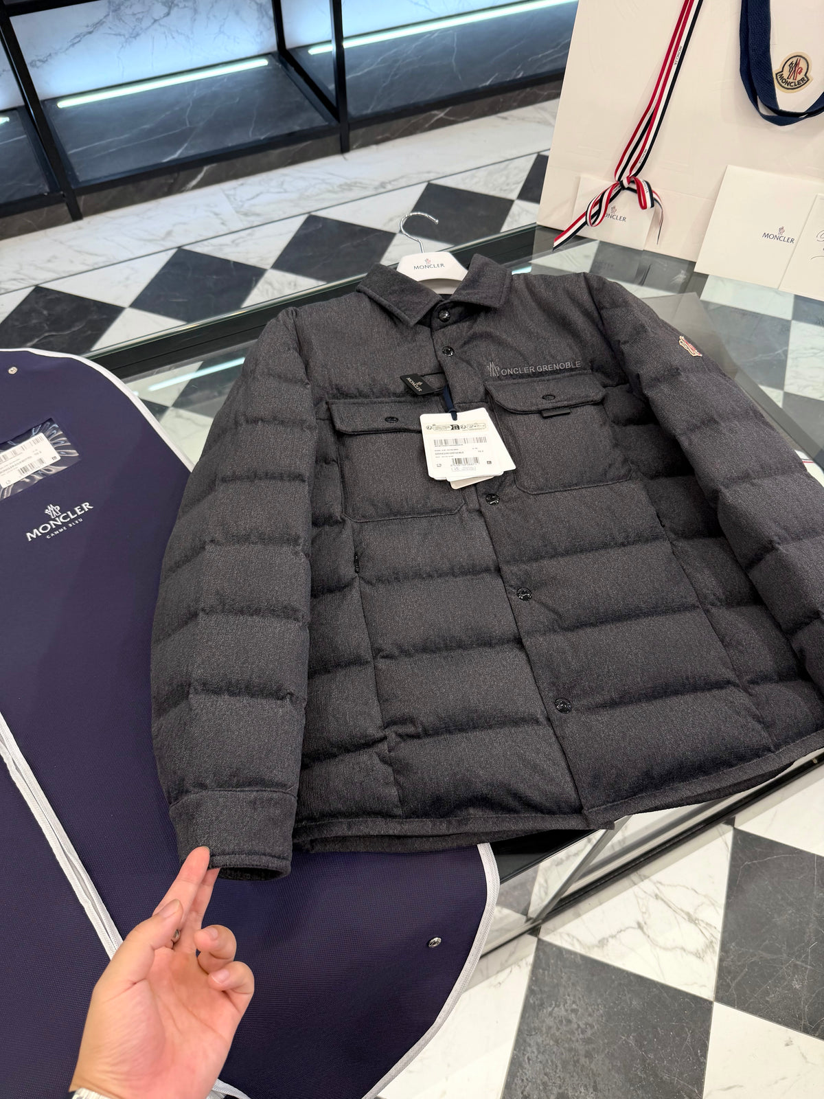 Grenoble Gelt down shirt jacket