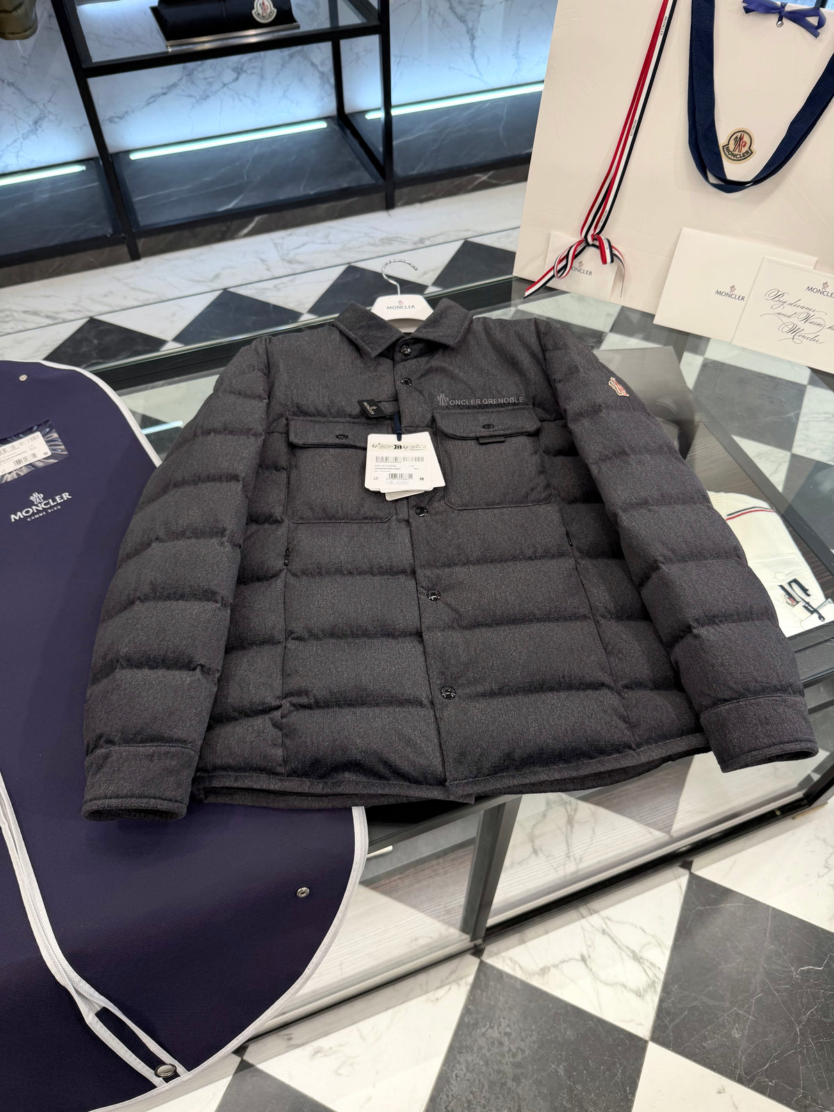 Grenoble Gelt down shirt jacket
