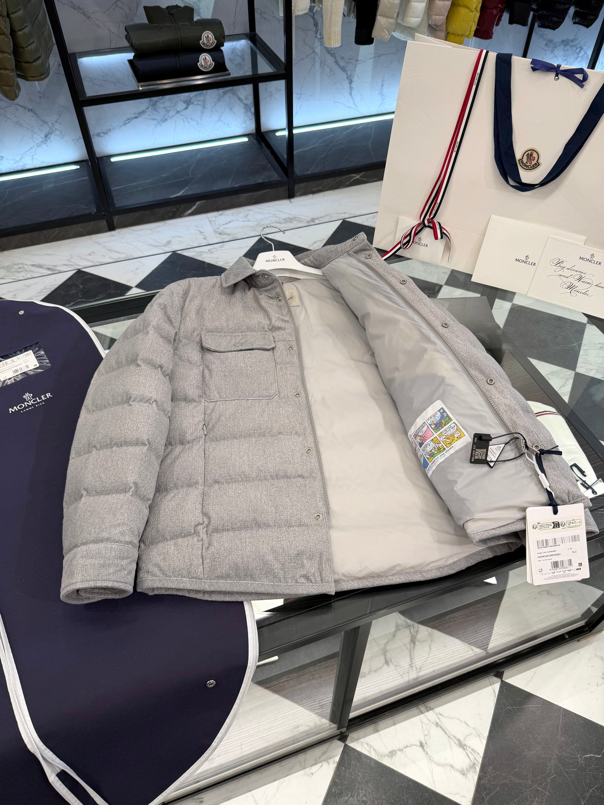 Grenoble Gelt down shirt jacket